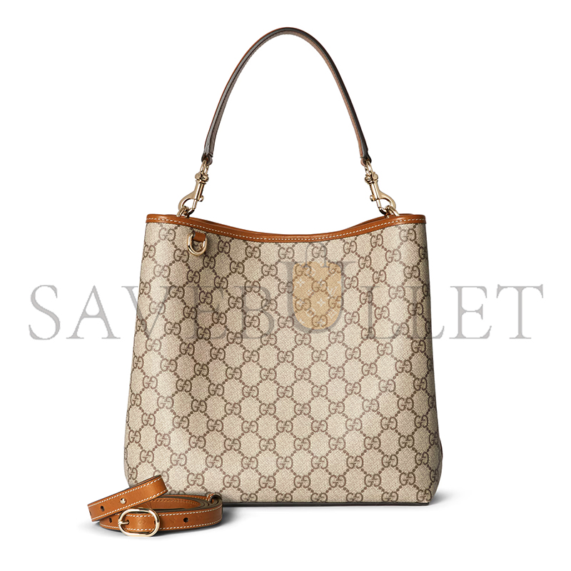 GUCCI GG EMBLEM MEDIUM BUCKET BAG 815103 (25*25*15.5cm) GUCCI GG EMBLEM MEDIUM BUCKET BAG 815103 (25*25*15.5cm)